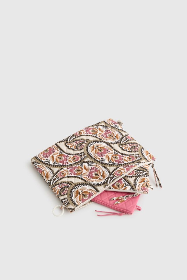 Vera Bradley Quilted Cotton Pouch Organizer Set #1