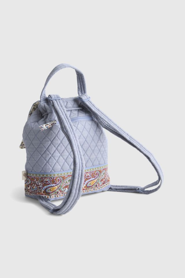 Vera Bradley Quilted Cotton Drawstring Backpack #3