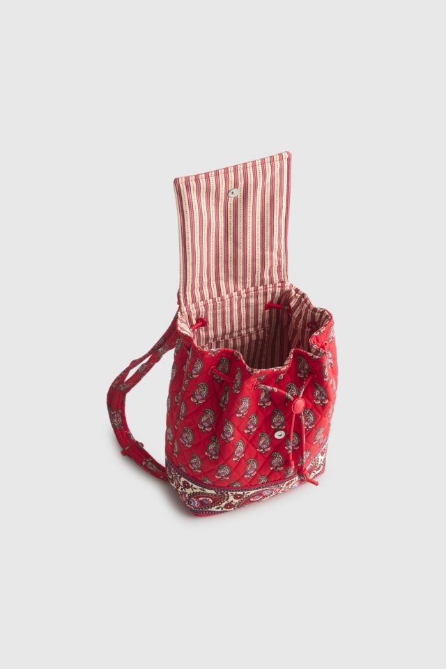 Vera Bradley Quilted Cotton Drawstring Backpack #1
