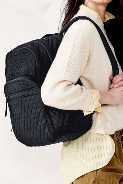 Vera Bradley Quilted Cotton Large Bancroft Backpack