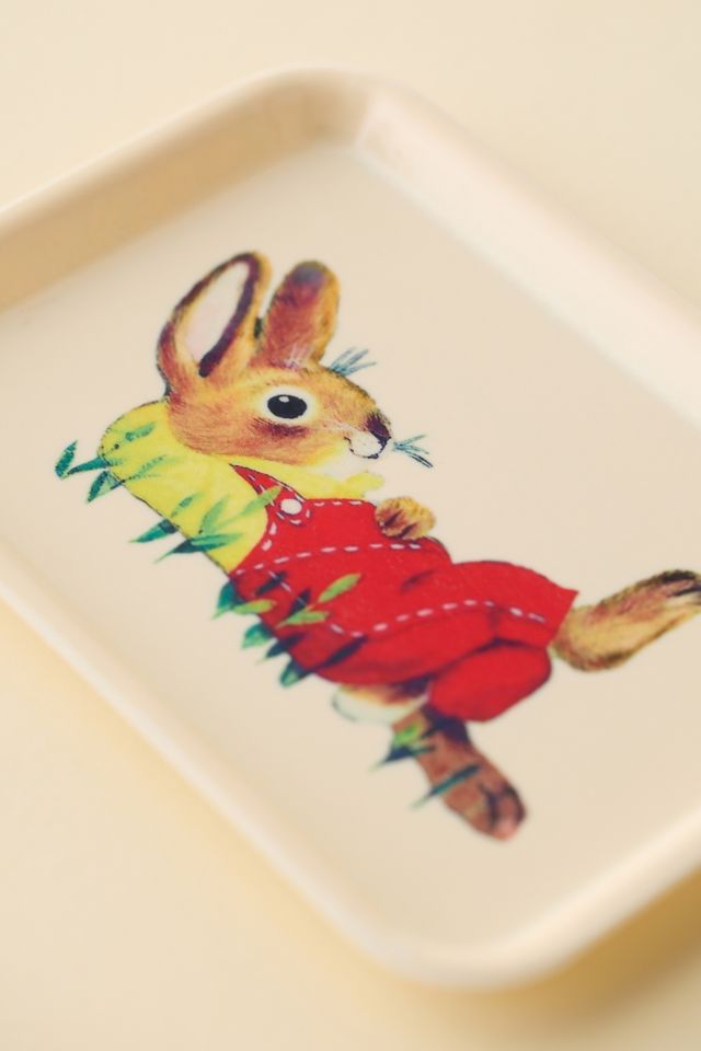 Three Potato Four X Richard Scarry Nicholas Bunny Trinket Tray #1
