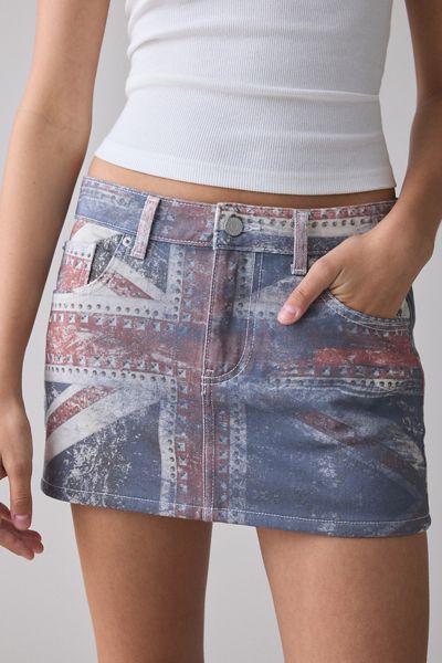 Mini-jupe en denim à taille basse Onna 2.0 de BDG
