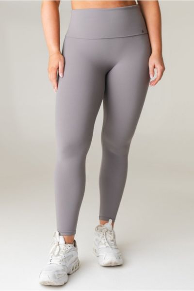 Vitality Cloud Ii Foldover Legging In Stone, Women's At Urban Outfitters In Gray