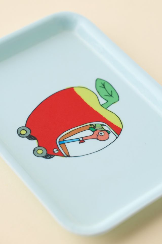 Three Potato Four X Richard Scarry Apple Car Trinket Tray #1