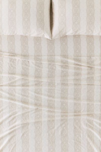 Lace Striped Patterned Sheet Set