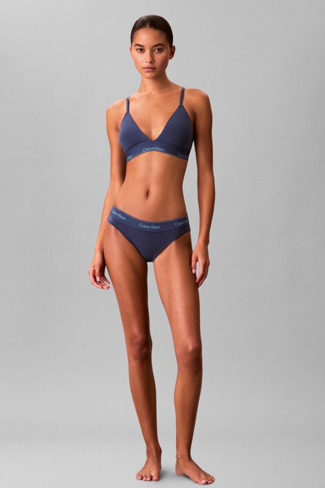 Calvin Klein Icon Lightly Lined Triangle Bralette #1