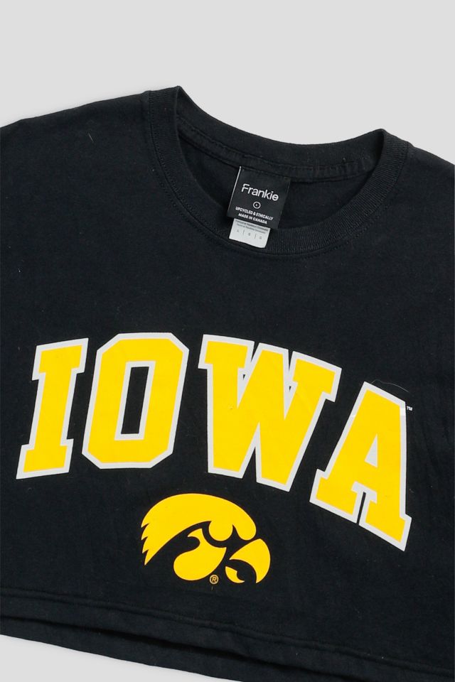 Frankie Collective Rework Iowa Hawkeyes NCAA Crop Tee #1