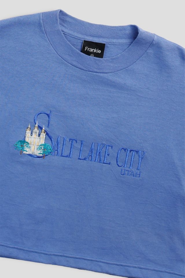 Frankie Collective Rework Salt Lake City Crop Tee #1