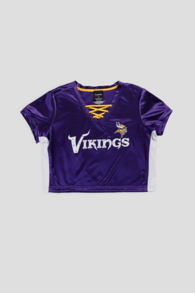 Frankie Collective Rework Crop Minnesota Vikings NFL Jersey 014