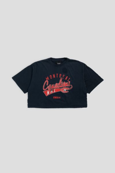 Frankie Collective Rework Montreal Canadiens NHL Crop Tee