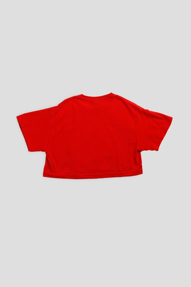 Frankie Collective Rework Nebraska Cornhuskers NCAA Crop Tee #2