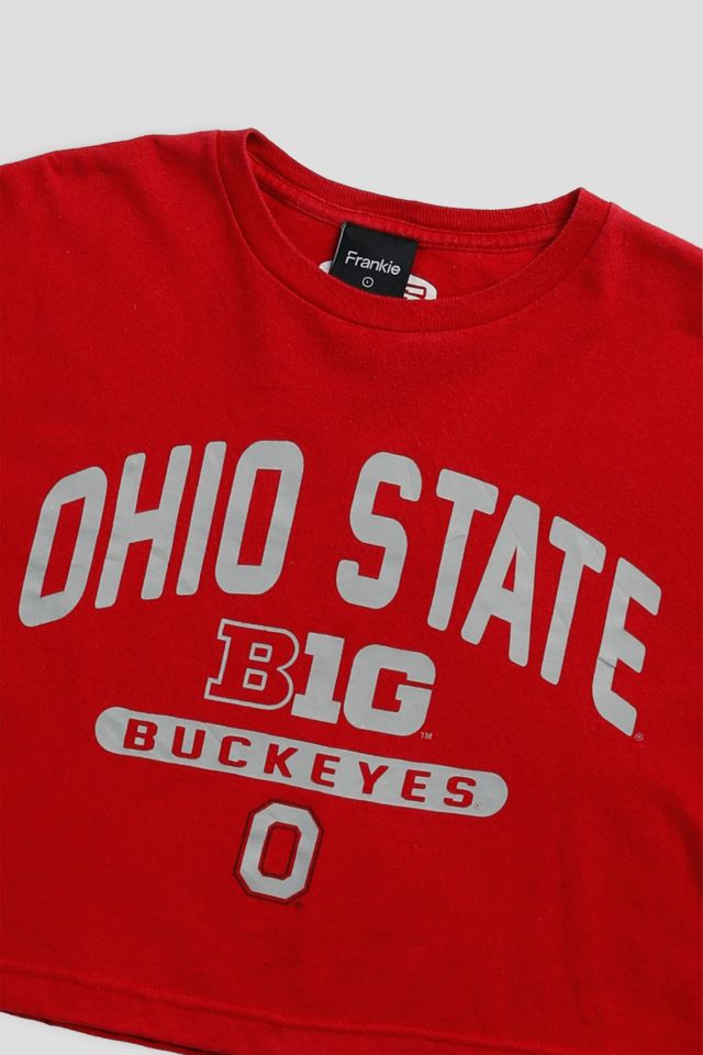 Frankie Collective Rework Ohio State Buckeyes NCAA Crop Tee #1