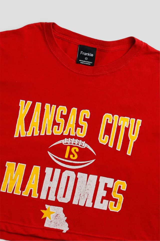 Frankie Collective Rework Kansas City Chiefs NFL Crop Tee #1
