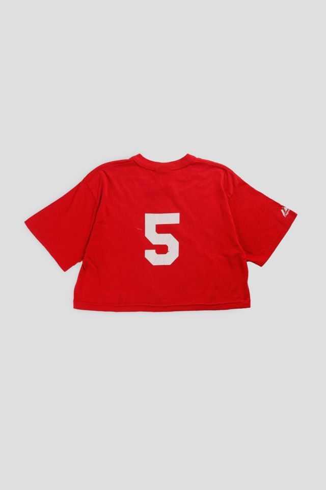 Frankie Collective Rework St. Louis Cardinals MLB Crop Tee #2