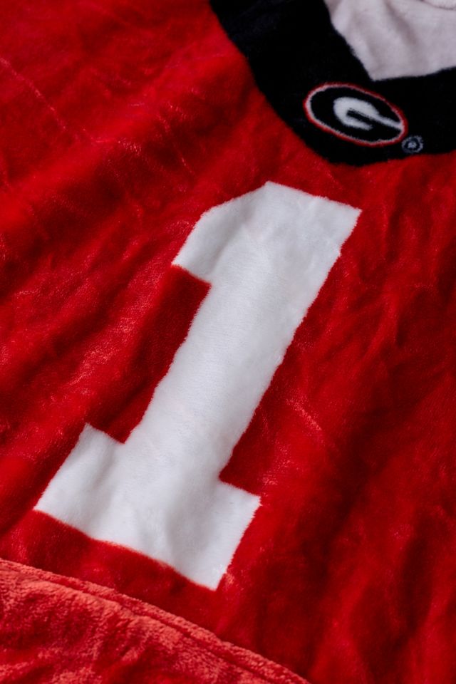 University Of Georgia Bulldogs Snugible Blanket Hoodie Sweatshirt & Pillow #2