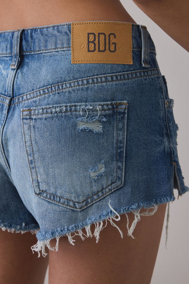 Short en denim effiloché Georgie BDG #4