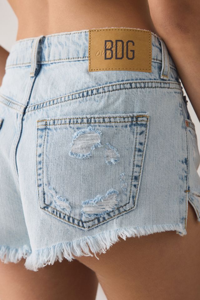 Short en denim effiloché Georgie BDG #4