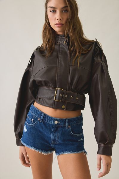 BDG Georgie Denim Cutoff Shorts