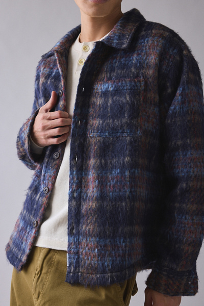 Kuwalla Tee Plaid Faux Mohair Shirt