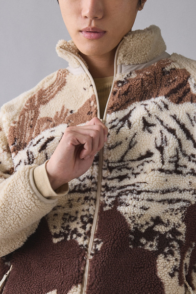 Kuwalla Tee Patterned Fleece Jacket