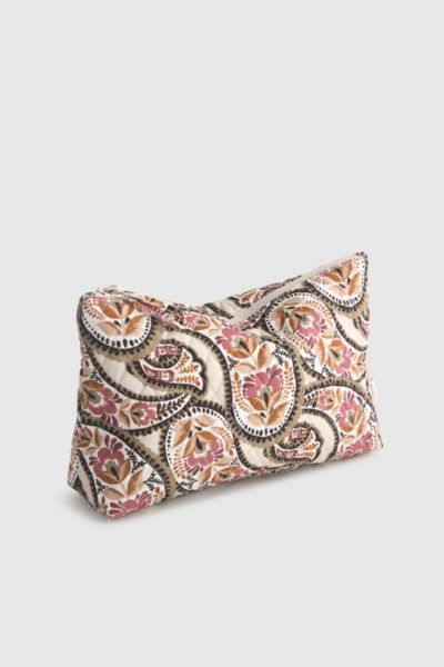 Vera Bradley Quilted Cotton Large Pouch In Blooming Paisley, Women's At Urban Outfitters In Multi
