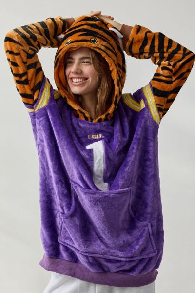Louisianna State University Mike The Tiger Snugible Blanket Hoodie Sweatshirt & Pillow
