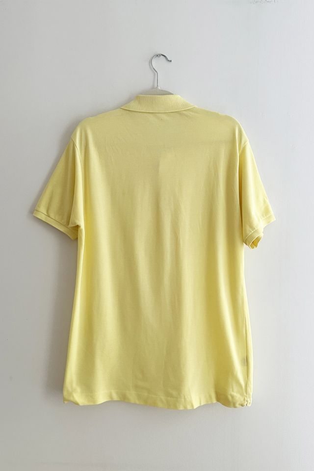 Vintage Lacoste Butter Yellow Fitted Polo #2