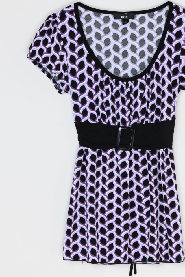 Vintage Y2k Printed Tied Top #1