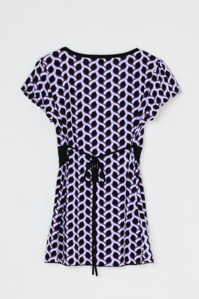 Vintage Y2k Printed Tied Top #2