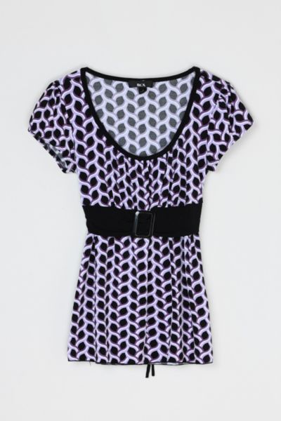 Vintage Y2k Printed Tied Top