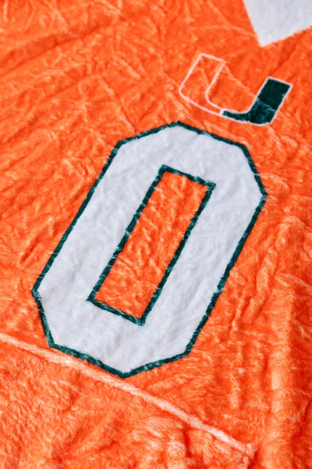 University Of Miami Sebastian Snugible Blanket Hoodie Sweatshirt & Pillow #4