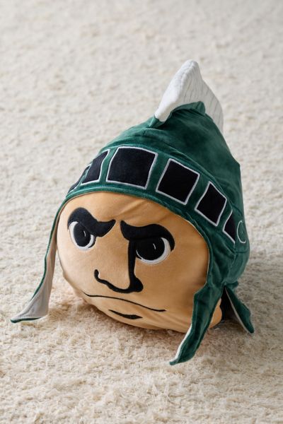 Michigan State University Sparty Snugible Blanket Hoodie Sweatshirt & Pillow
