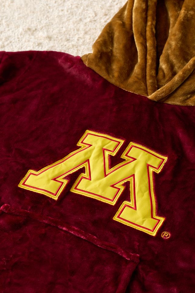 University Of Minnesota Gophers Snugible Blanket Hoodie Sweatshirt & Pillow #2