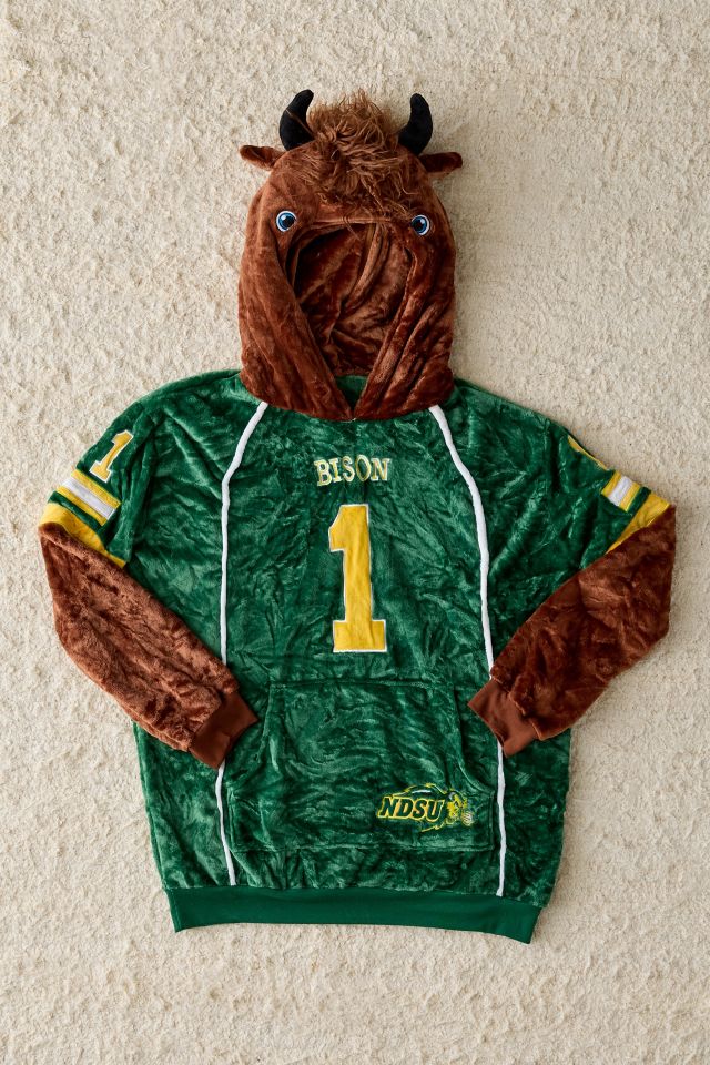 North Dakota State University Bison Snugible Blanket Hoodie Sweatshirt & Pillow #1