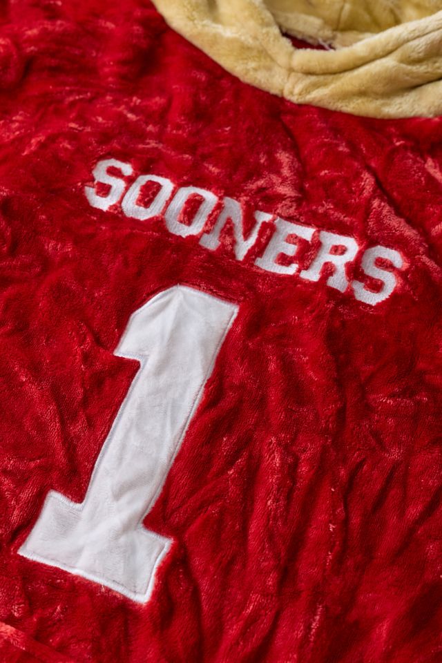 University of Oklahoma Boomer Snugible Blanket Hoodie Sweatshirt & Pillow #2