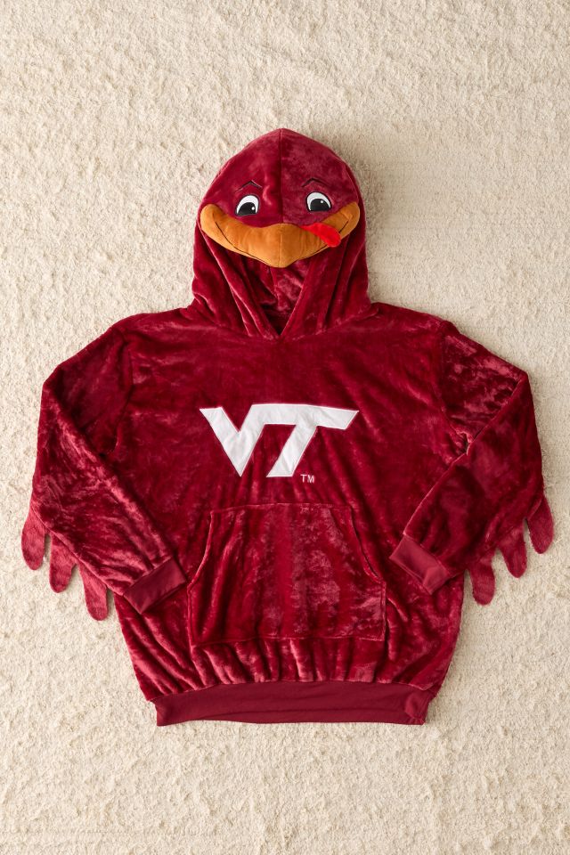 Virginia Tech University HokieBird Snugible Blanket Hoodie Sweatshirt & Pillow #1