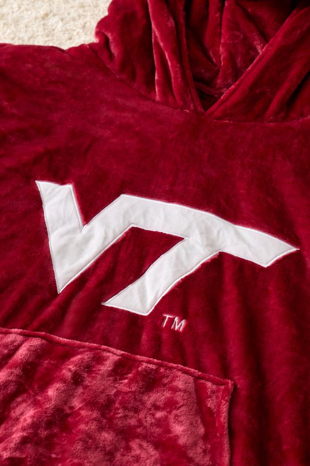 Virginia Tech University HokieBird Snugible Blanket Hoodie Sweatshirt & Pillow #2