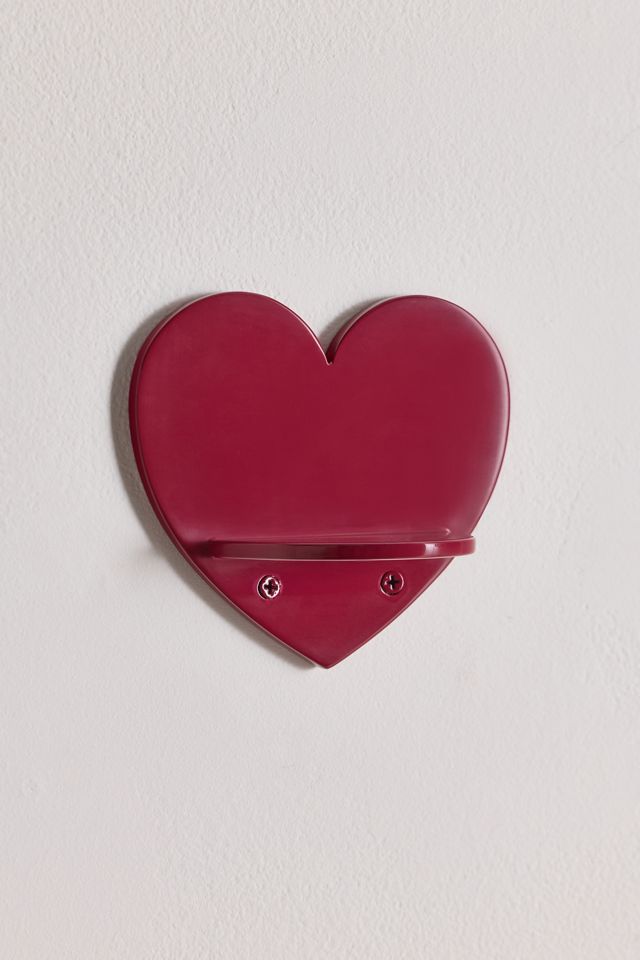 Mini Heart Shaped Wall Shelf #1