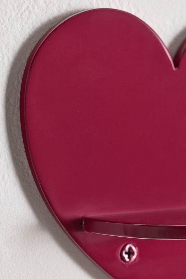 Mini Heart Shaped Wall Shelf #2