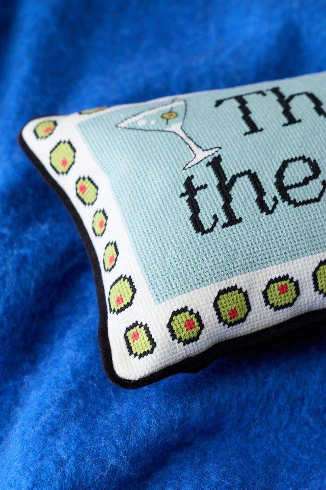 Needlepoint Throw Pillow By Furbish #1