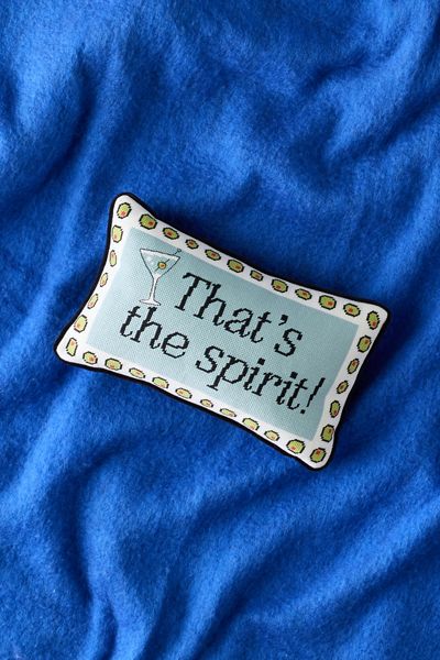 Needlepoint Throw Pillow By Furbish