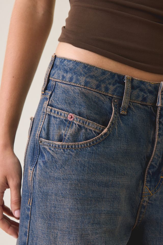Jeans boyfriend amples Jaya à imprimé fleurs de cerisier BDG #4