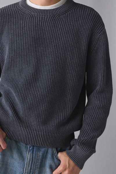 UO Acid Wash Crew Neck Sweater