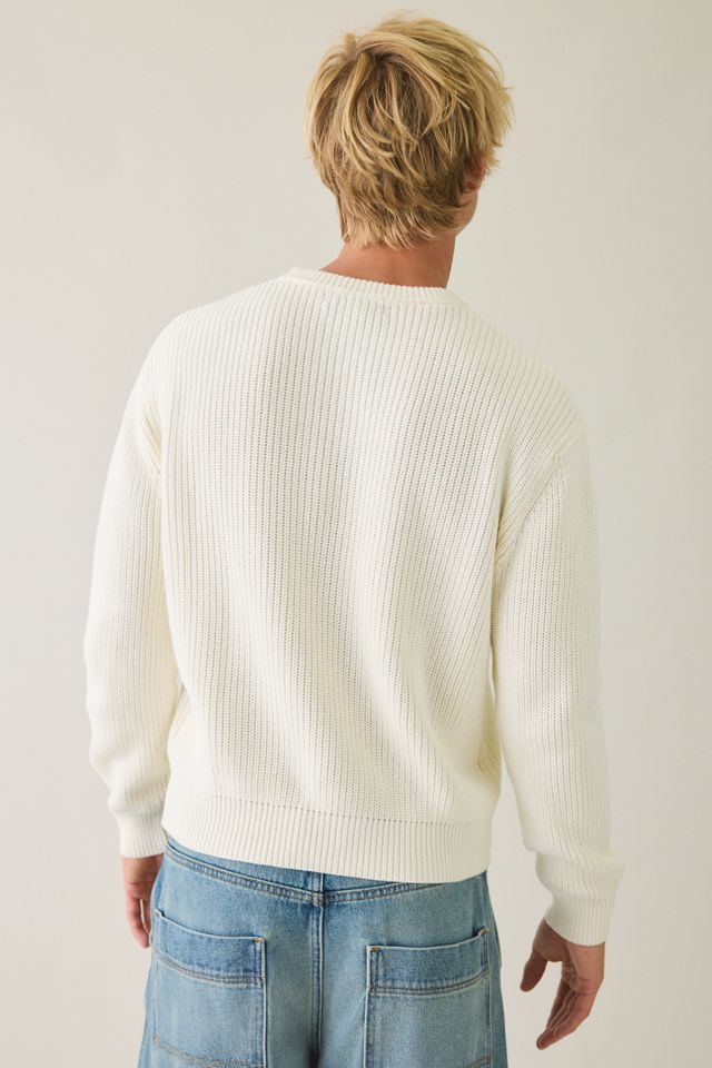 UO Acid Wash Crew Neck Sweater #3
