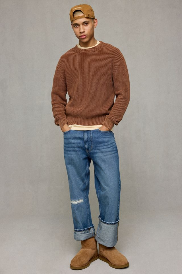 UO Acid Wash Crew Neck Sweater #1