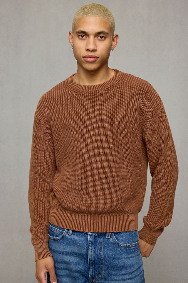 UO Acid Wash Crew Neck Sweater #2