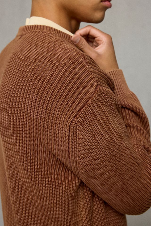 UO Acid Wash Crew Neck Sweater #3