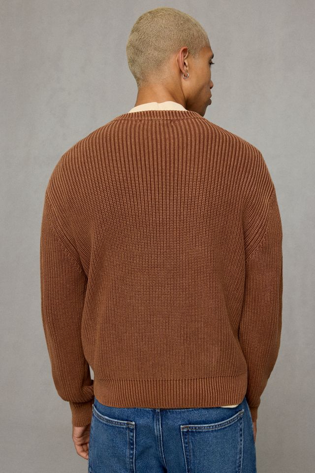 UO Acid Wash Crew Neck Sweater #4