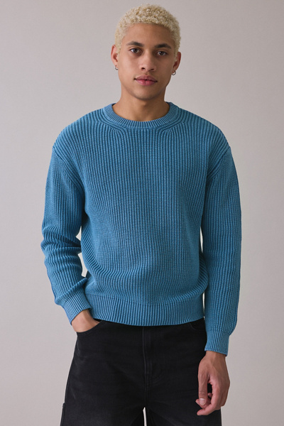 UO Acid Wash Crew Neck Sweater | Urban Outfitters Canada