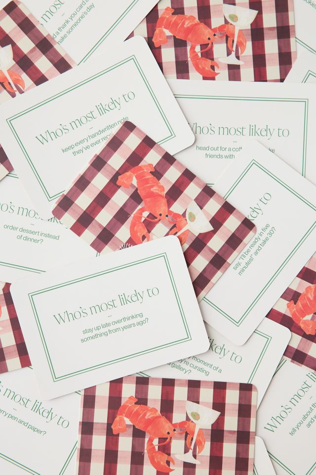 Papier Dinner Party Most Likely To Card Game #2